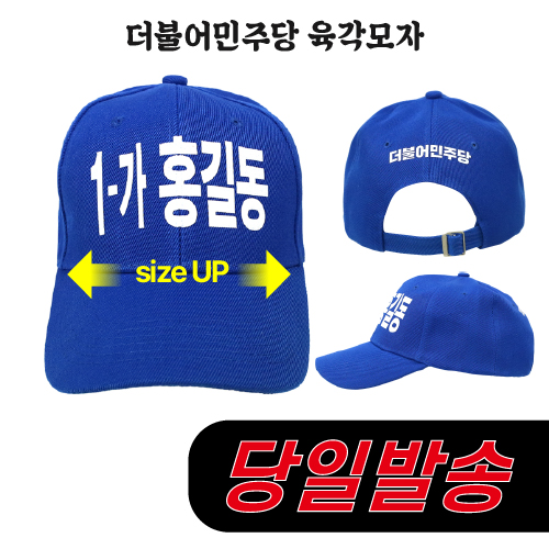 (1시이전 주문) 더불어민주당 육각모자