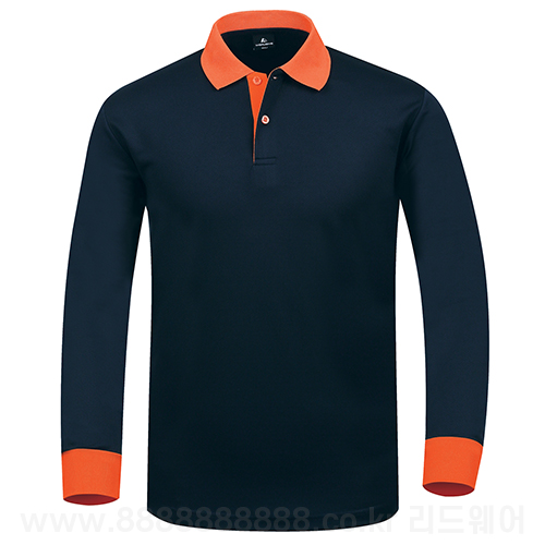 LPC142  -  쿨론 배색 긴팔