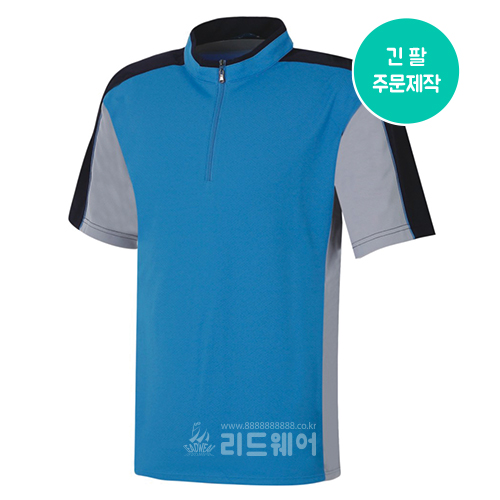 LPF139 - 에어브릭스 배색 반집업 긴팔