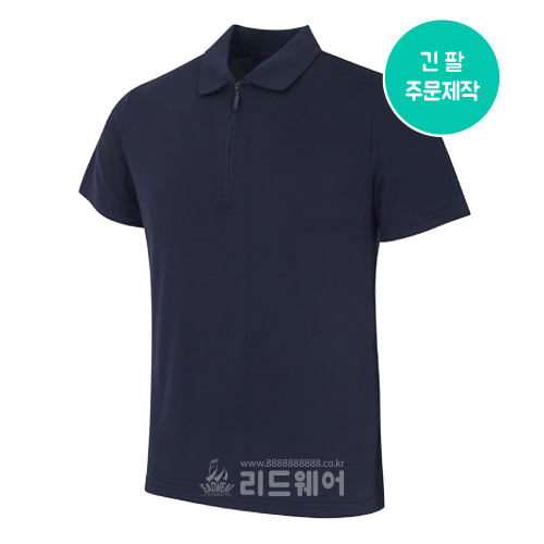 LPF143 - 쿨론 베이직 지퍼 카라 긴팔