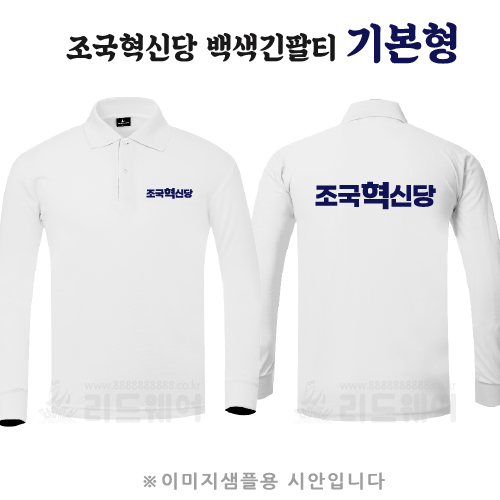 조국혁신당 백색긴팔카라티 기본형