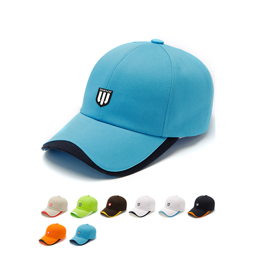 LCA135  -  배색 로고 포인트 모자