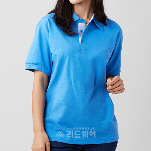 LPD117 - 순면 40수 연사 Y 카라 긴팔