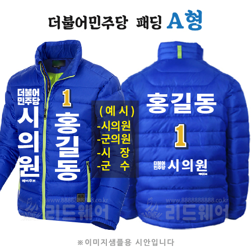 더불어민주당 패딩 A형