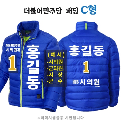 더불어민주당 패딩 C형