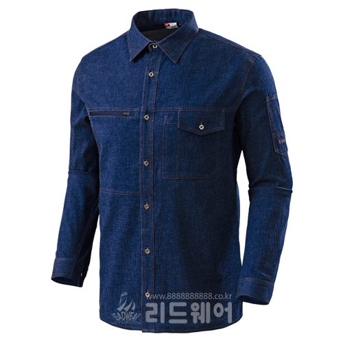 LGG497 -  블루진 스판 셔츠